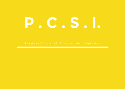 Image - P.C.S.I, Physique Chimie et Sciences de l’Ingénieur