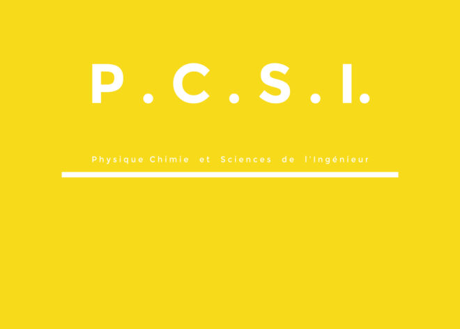 Image - P.C.S.I, Physique Chimie et Sciences de l’Ingénieur